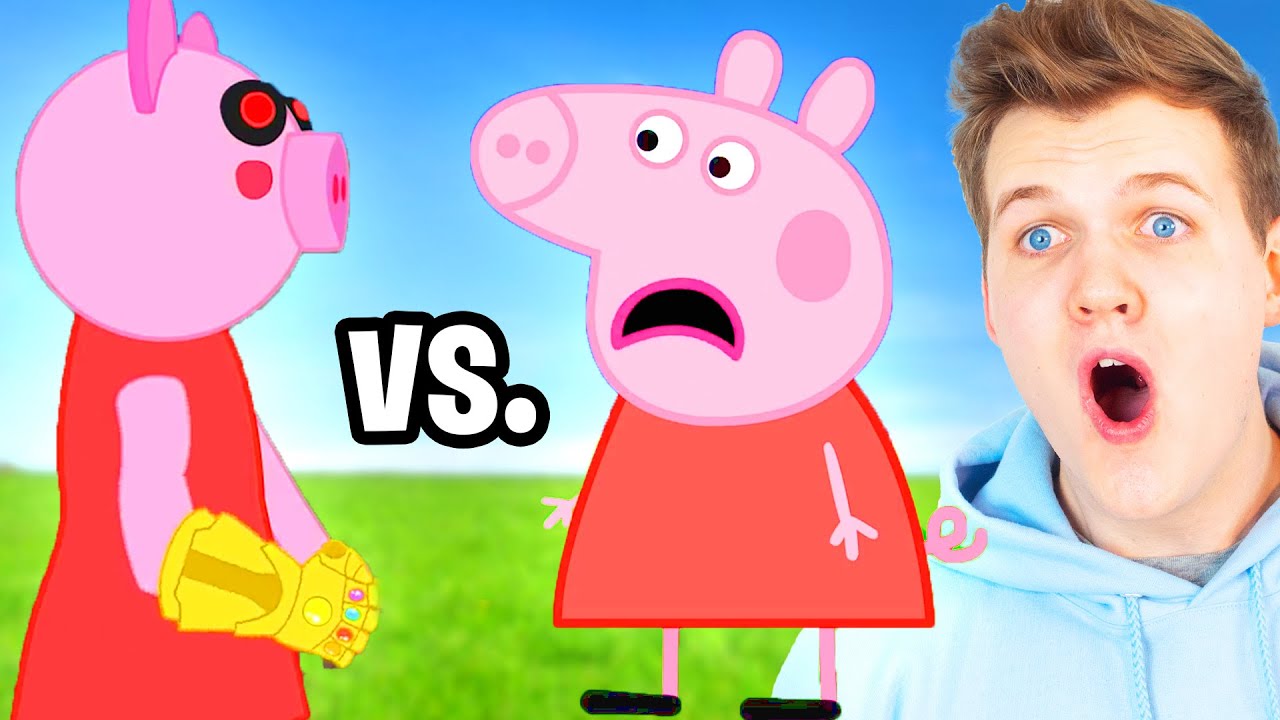 LANKYBOX REACTS To PEPPA PIGGY ENDGAME 2! (HILARIOUS)
