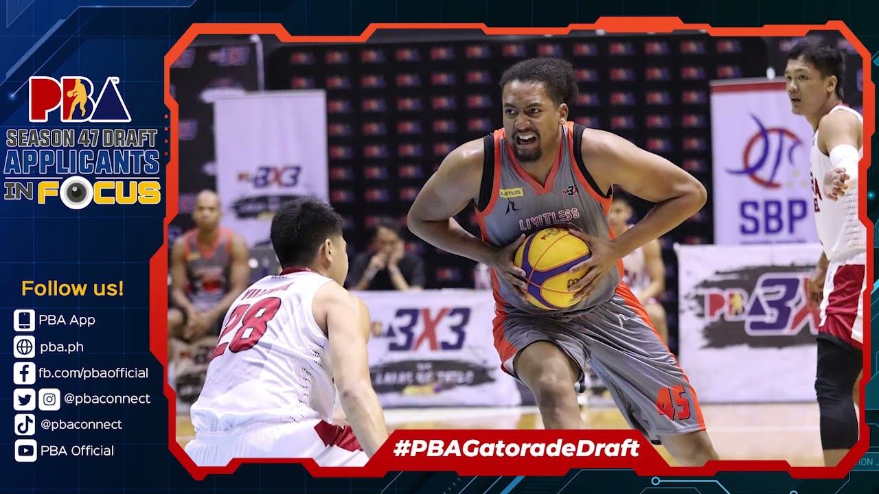 #PBARookieDraft Applicants 2022: Brandon Ganuelas-Rosser