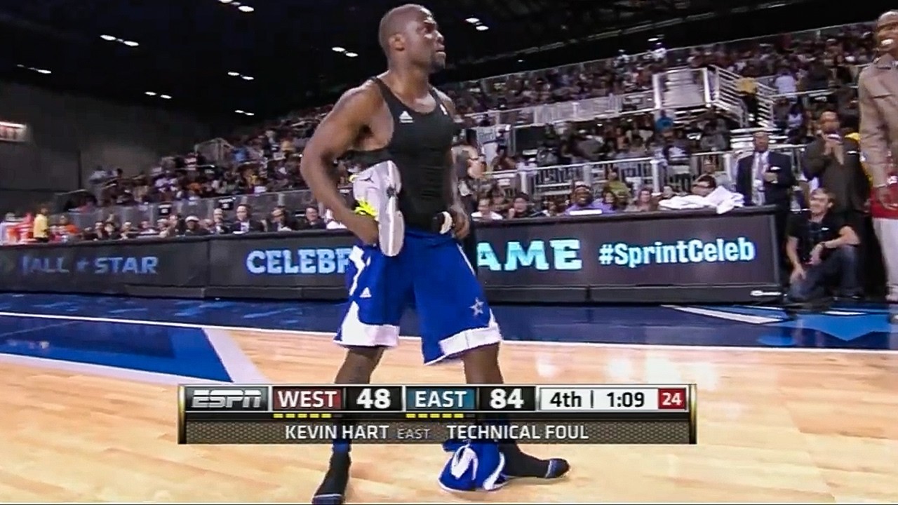 Kevin Hart's Most Hilarious NBA Celebrity Game Moments π