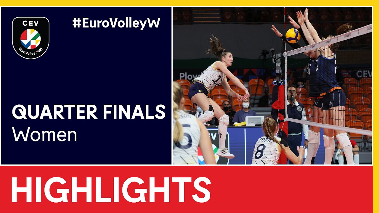 Sweden vs. The Netherlands Highlights - #EuroVolleyW backdrop