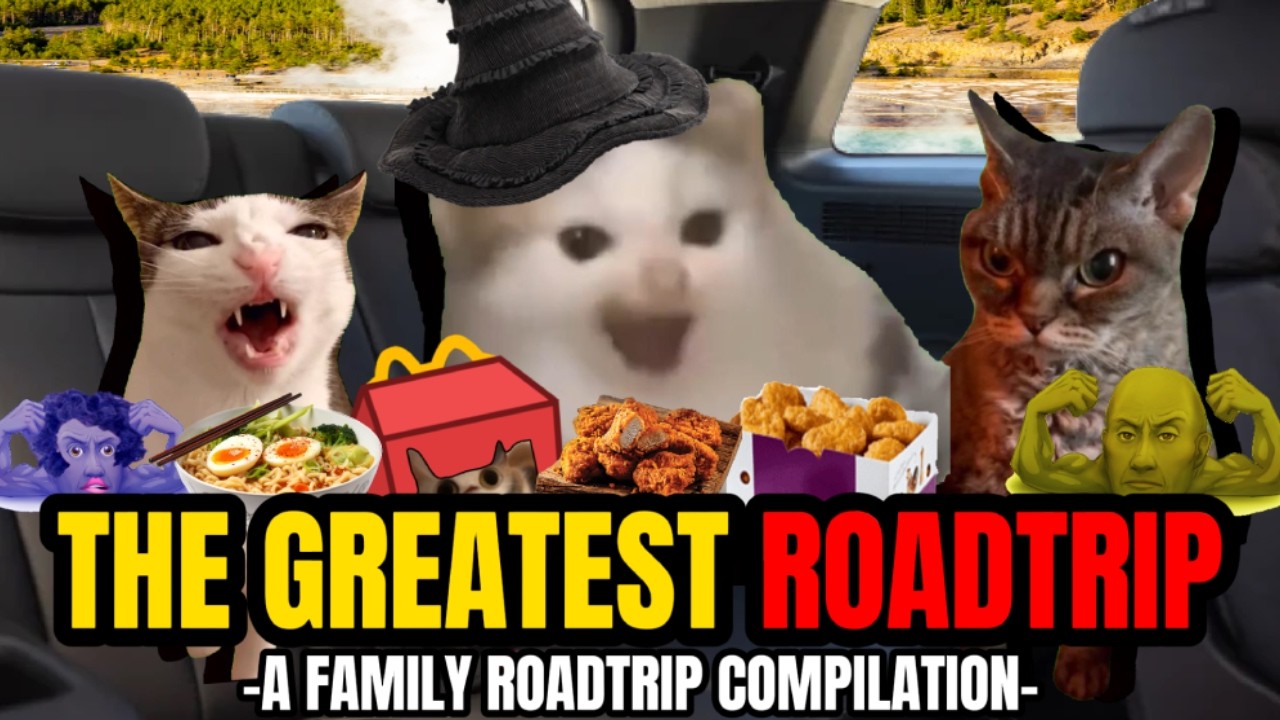 Cat MEMES: THE GREATEST ROADTRIP COMPILATION + EXTRA SCENES backdrop