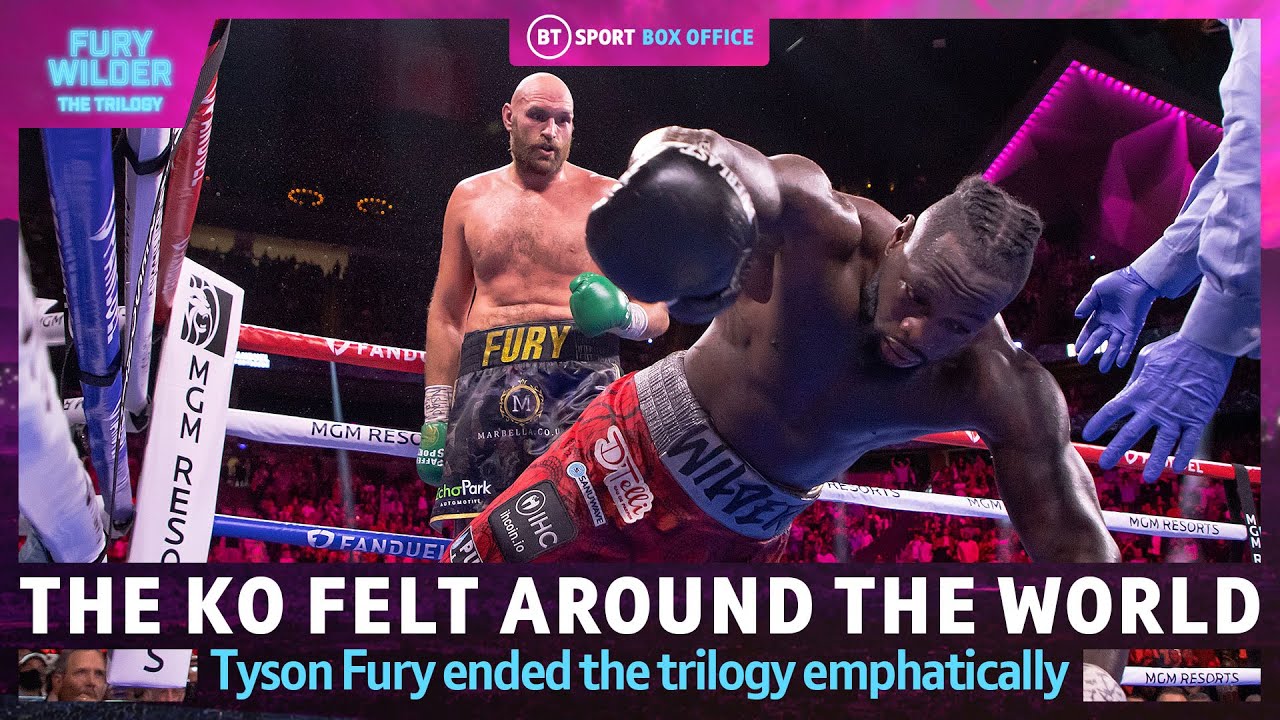 Tyson Fury's Emphatic Deontay Wilder KO 💣 The Knockout Felt Around The World 💣 background