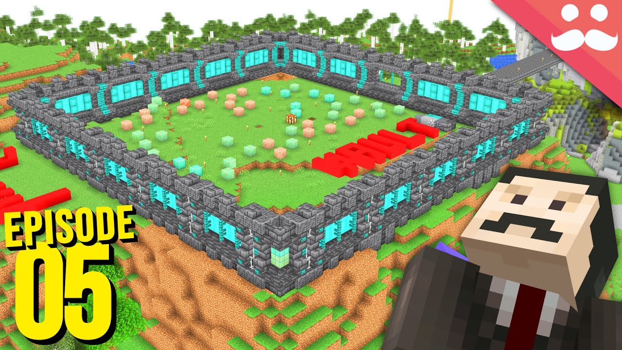 Hermitcraft 9: Episode 5 - FIRST DEFENCES background