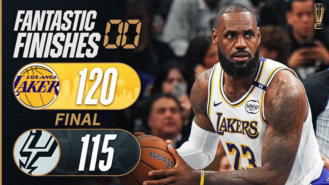 Final 4:39 MUST-SEE ENDING Lakers vs Spurs đ| November 15, 2024