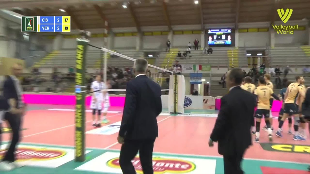 Top Volley Cisterna vs. Verona Volley - FIVB - Super Liga - Match Highlights backdrop