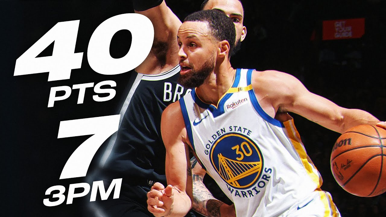Stephen Curry Drops 40 Points vs Nets! | March 6, 2025 background