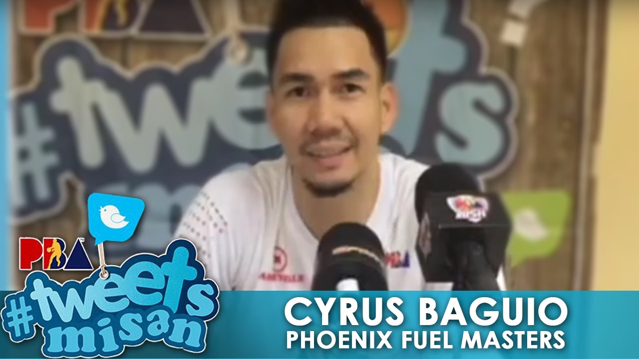 Cyrus Baguio of The Phoenix Fuel Masters for #PBATweetsmisan