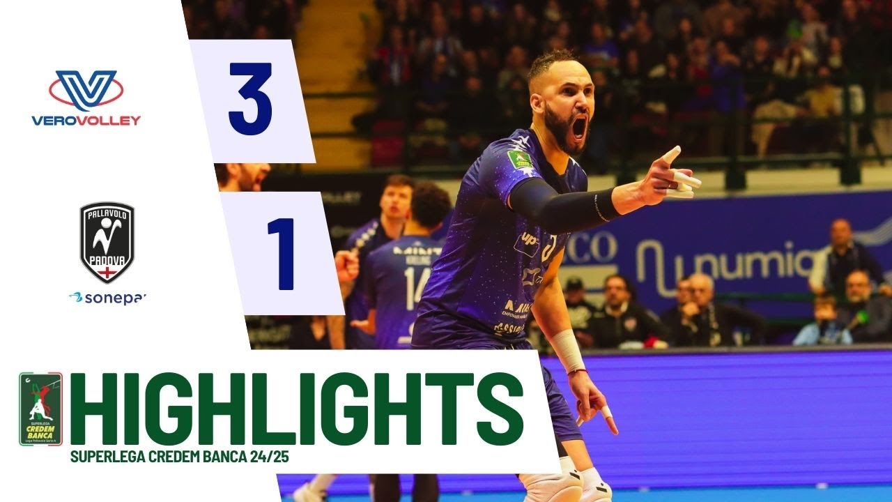 Vero Volley Monza vs. Sonepar Padova - Superlega Credem Banca VBTV Match Highlights