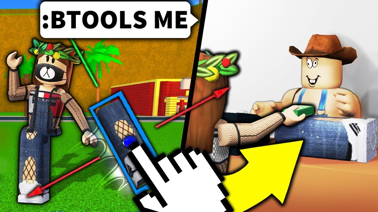 I used Roblox admin to STEAL noob's ARMS/LEGS... and SOLD IT BACK TO THEM background