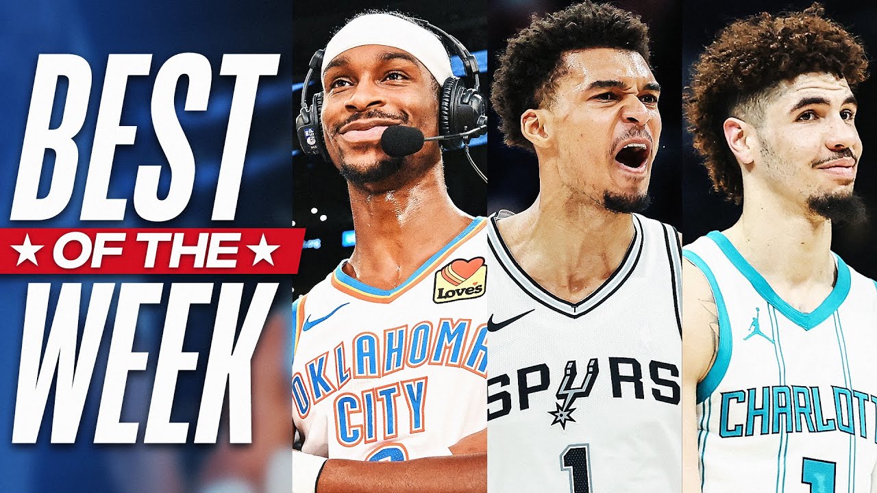 The BEST Moments of Week 6 | 2024-25 NBA Season background
