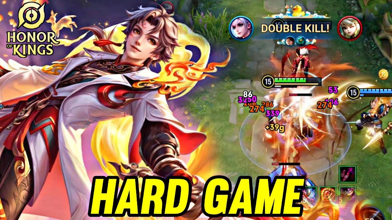 HOK : ALLAIN GAMEPLAY | HARD GAME - HONOR OF KINGS