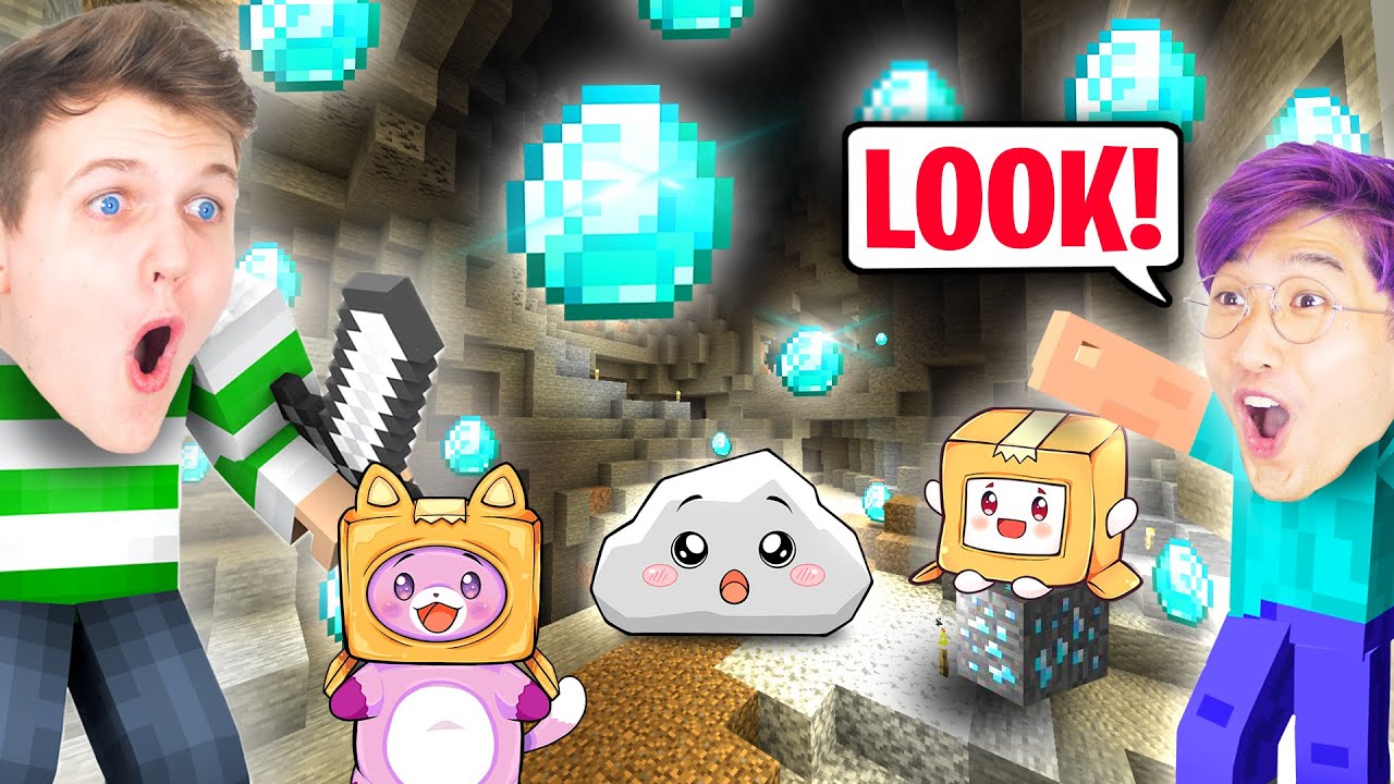 FOXY & BOXY Search For DIAMONDS In MINECRAFT! π (CAVE ADVENTURE!) background