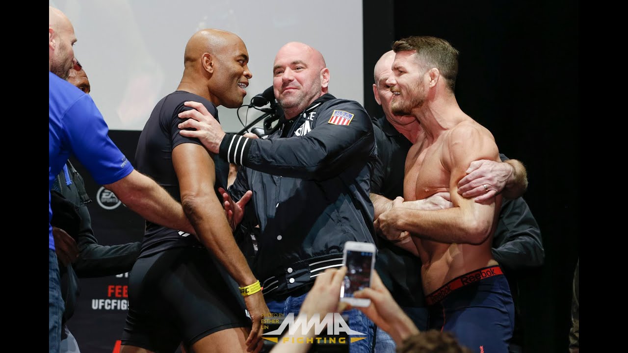 UFC Fight Night 84 Weigh-Ins: Anderson Silva vs. Michael Bisping background