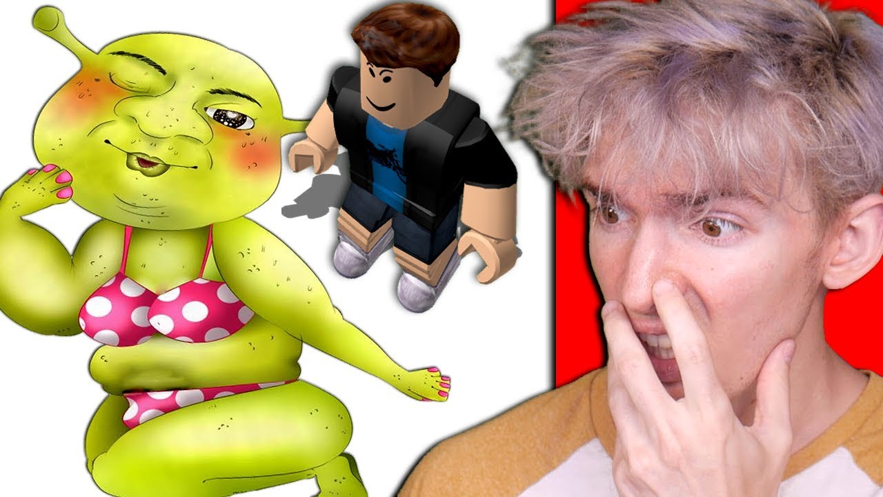 Roblox artist drew WEIRD THINGS... *banned* background