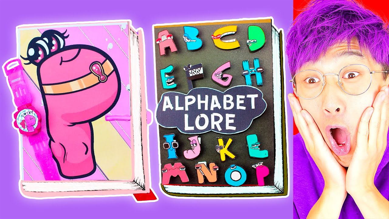 CRAZIEST ALPHABET LORE ART VIDEOS EVER! (LETTERS IN REAL LIFE, NEW GAMING ARTBOOK, & MORE!) background