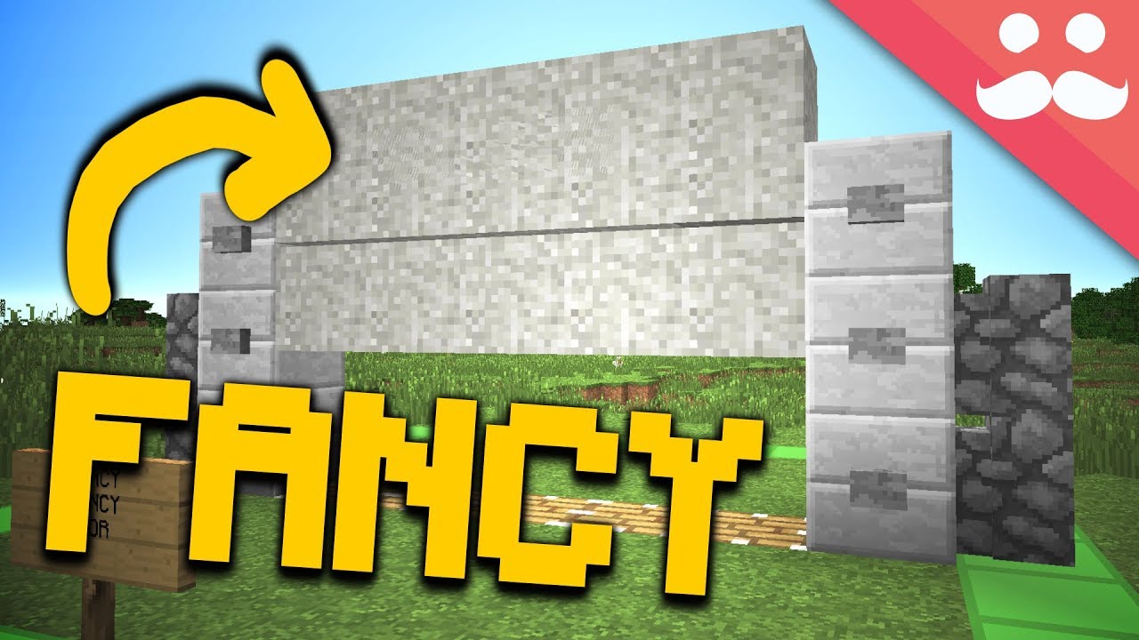 The FANCIEST Piston Door in Minecraft!