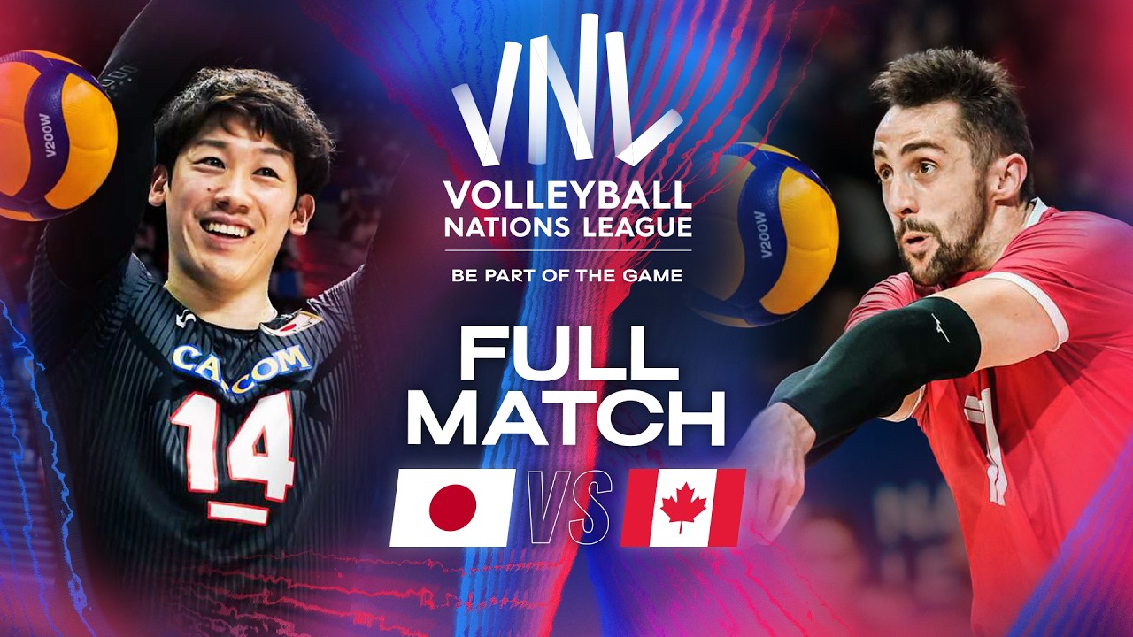 Canada ๐จ๐ฆ vs. Japan ๐ฏ๐ต - VNL 2024 | Full Match - Week 3 background