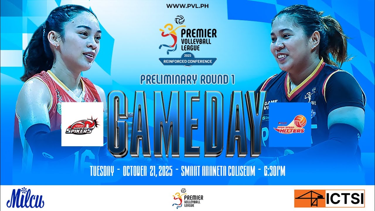 CIGNAL vs. PLDT - Full Match | Preliminaries | 2025 PVL Reinforced Conference background