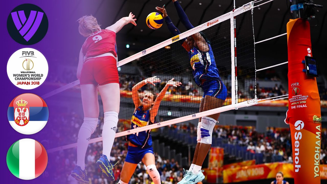 Serbia 🆚 Italy - Full Gold Medal Match | Women’s World Champs 2018 background