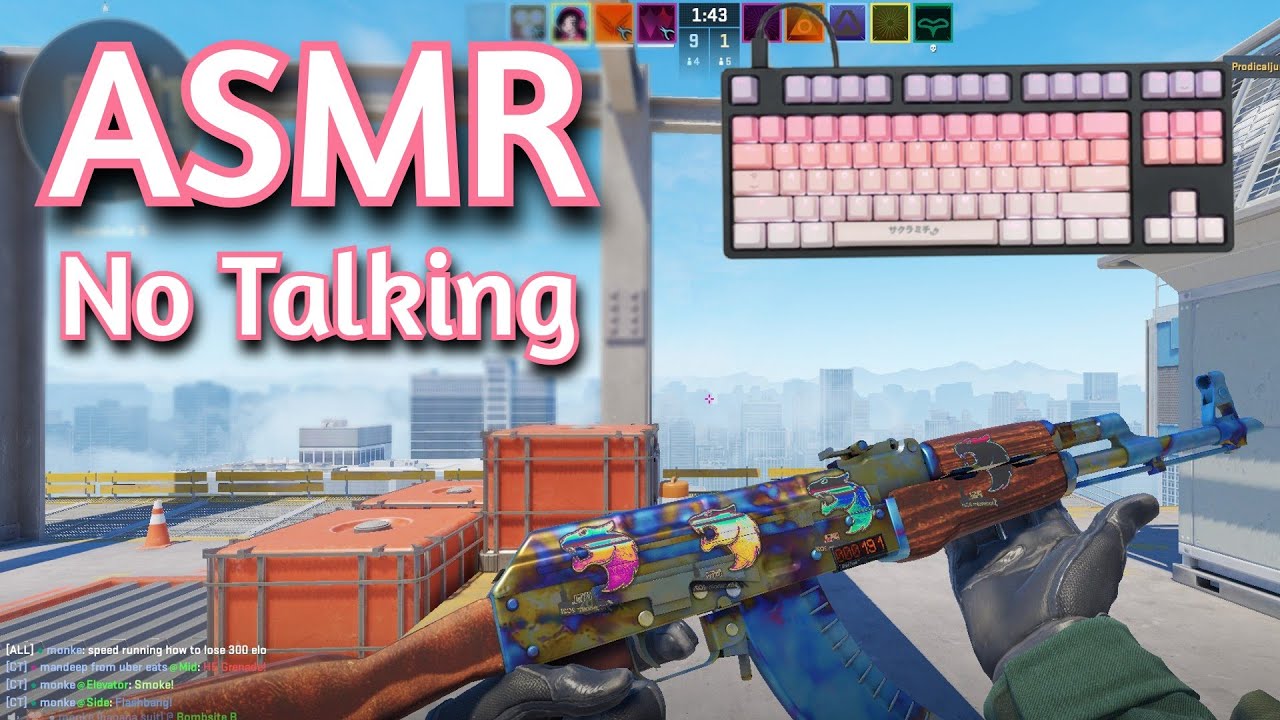ASMR Gaming | CS2 PREMIER VERTIGO | No Talking + Keyboard/Mouse Sounds 💤