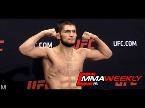 UFC 219 Official Weigh-Ins: Khabib Nurmagomedov vs. Edson Barboza