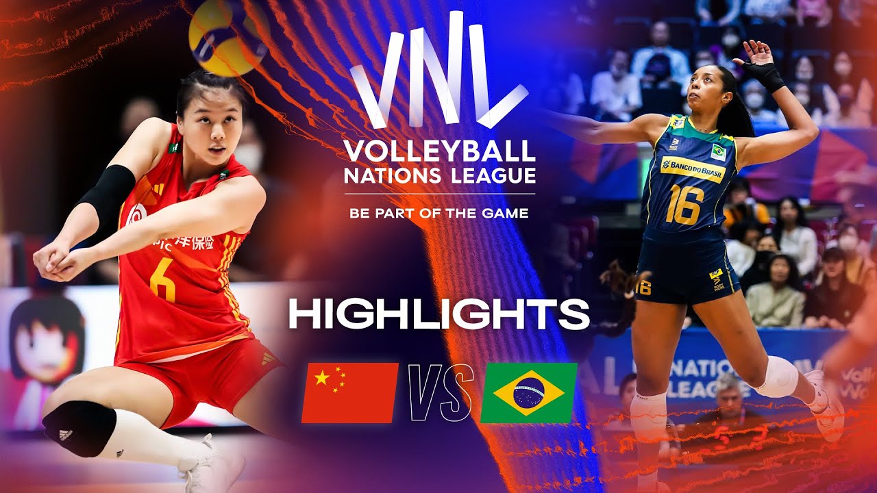๐จ๐ณ CHN vs. ๐ง๐ท BRA - Extended Highlights Week 1 | Women's VNL 2023 background