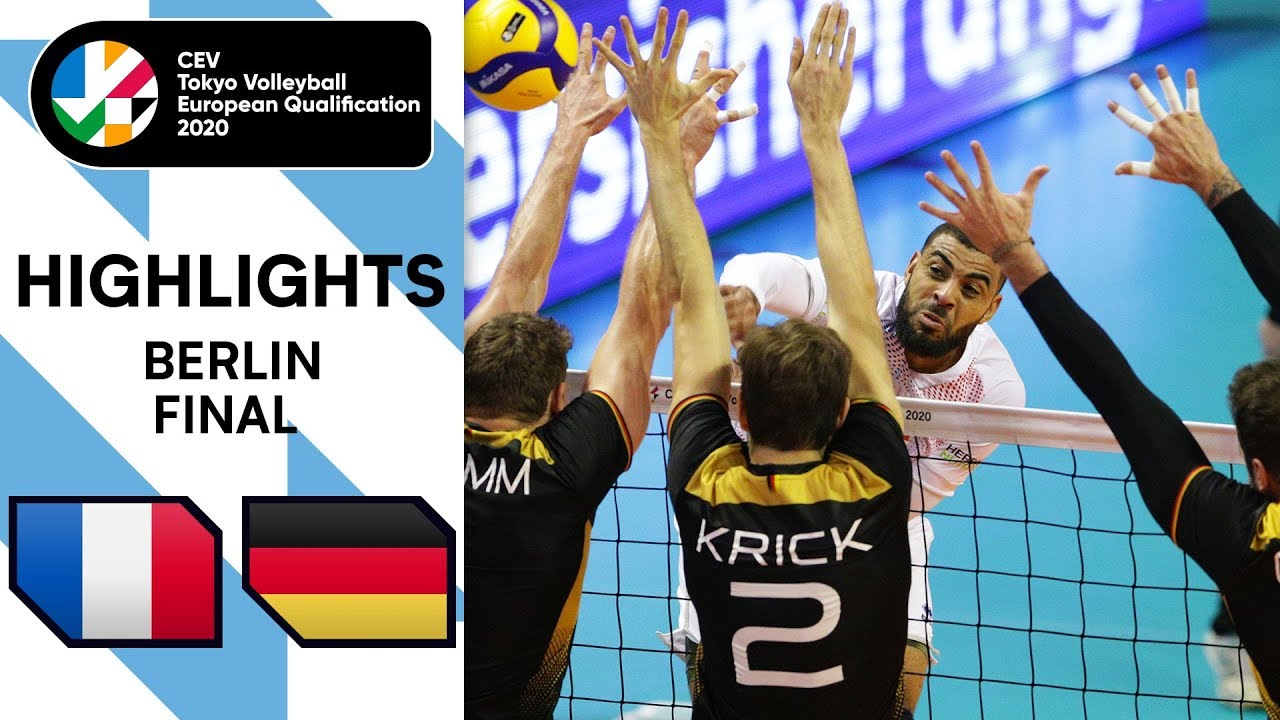 FINAL: Germany vs. France - Highlights | CEV Men's Tokyo Volleyball Qualification 2020