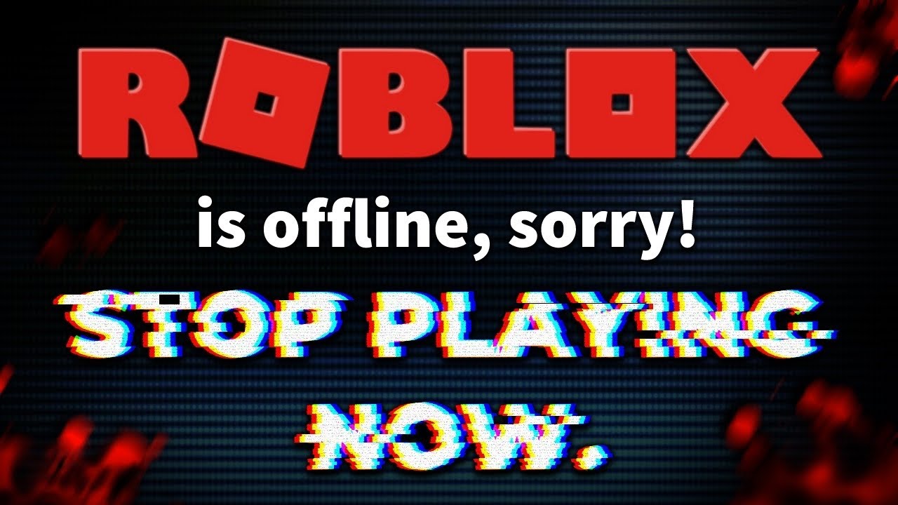 Roblox went offline and gave us a really creepy message... background
