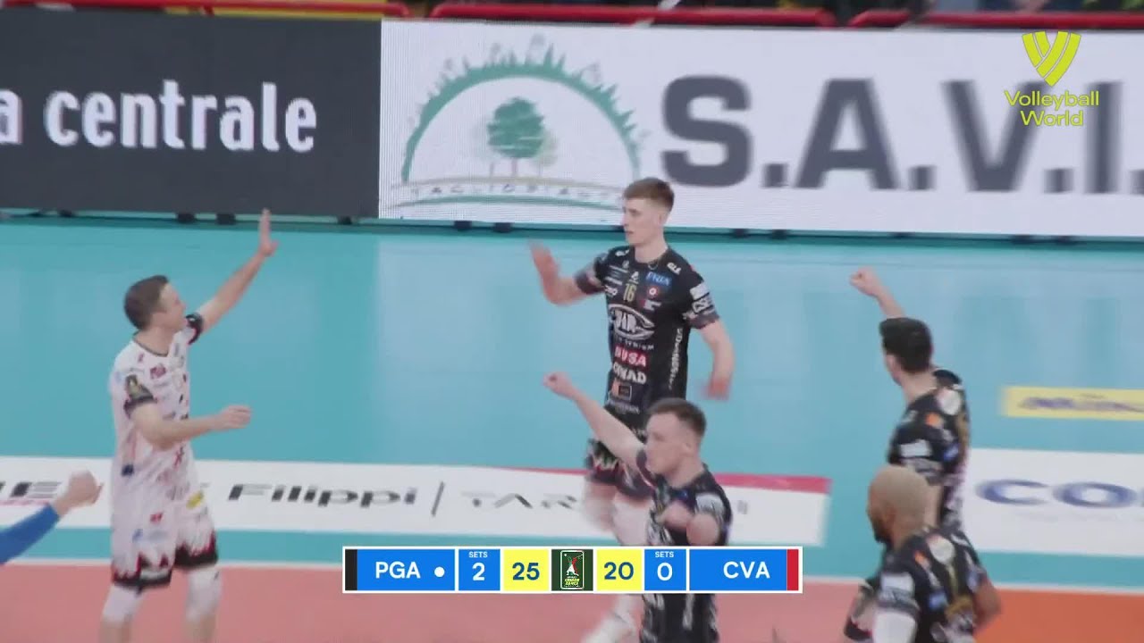 Sir Safety Susa Perugia vs. Cucine Lube Civitanova - FIVB - SuperLega - Match Highlights background