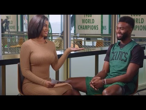 Celtics' Jaylen Brown Predicts He'll Have 5 Championships by Age 28 | Full Taylor Rooks Interview background