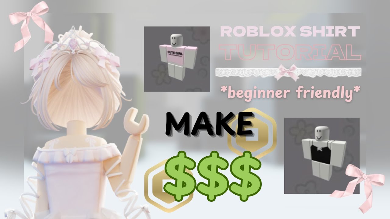 how to make your OWN roblox shirt! *EASY* 😍🌷🌟