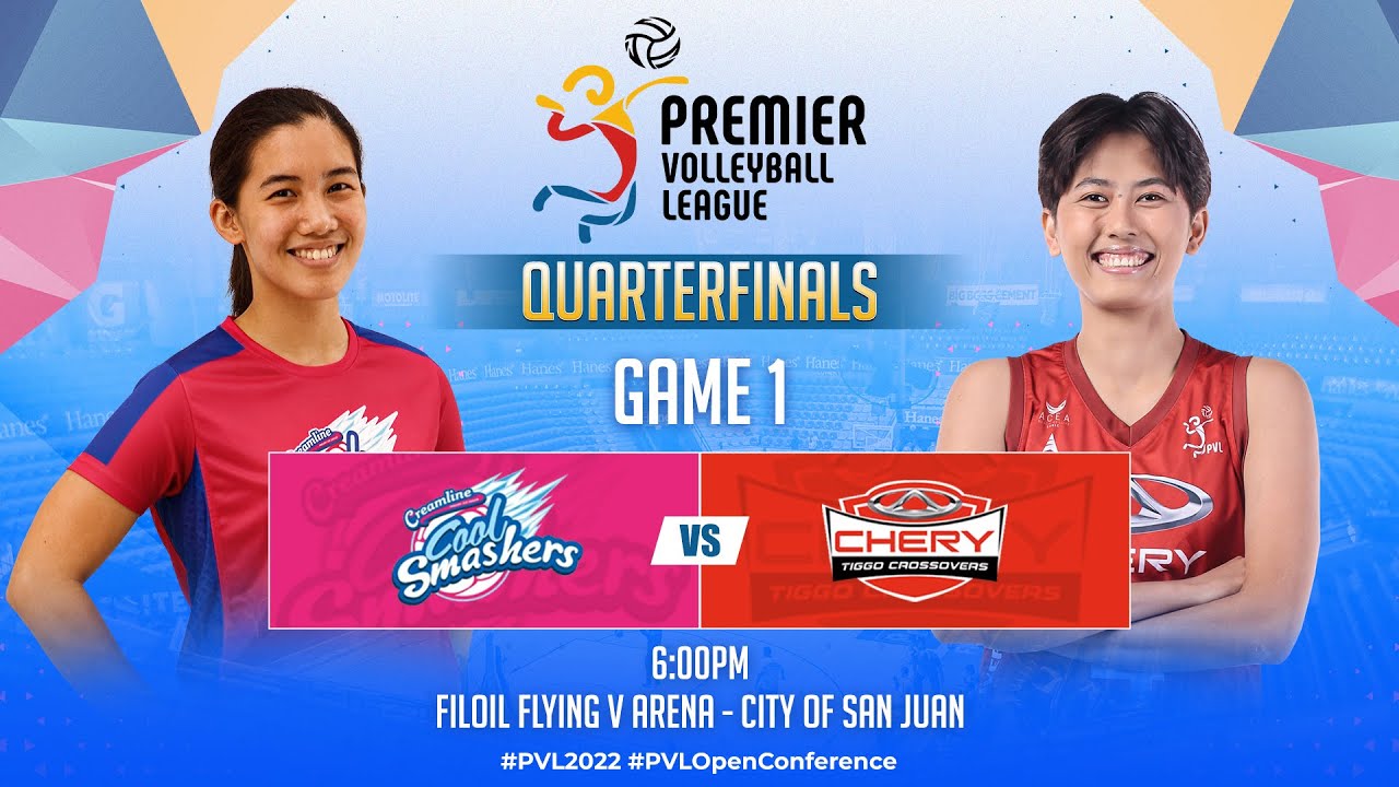 CREAMLINE vs. CHERY TIGGO - Full Match | Quarterfinals | 2022 PVL Open Conference background