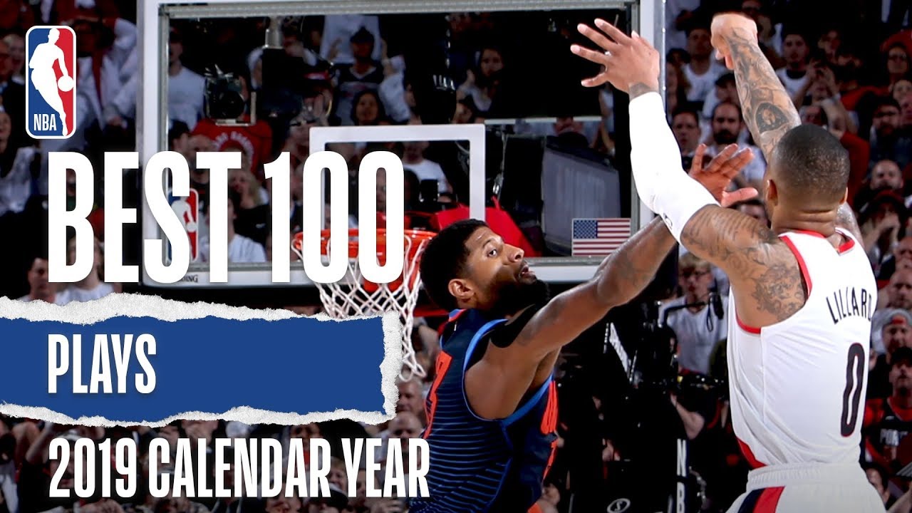 NBA's Best 100 Plays Of The 2019 Calendar Year background