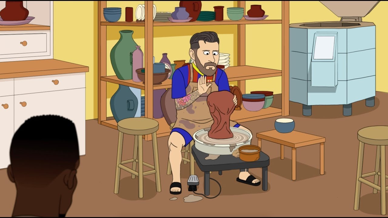 Messi Makes A Gift For Ronaldo | The Champions S1E2 background