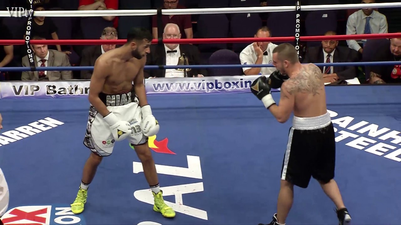 Qasim Niaz v Ferenc Katona 22nd Oct 2016 in Bolton background