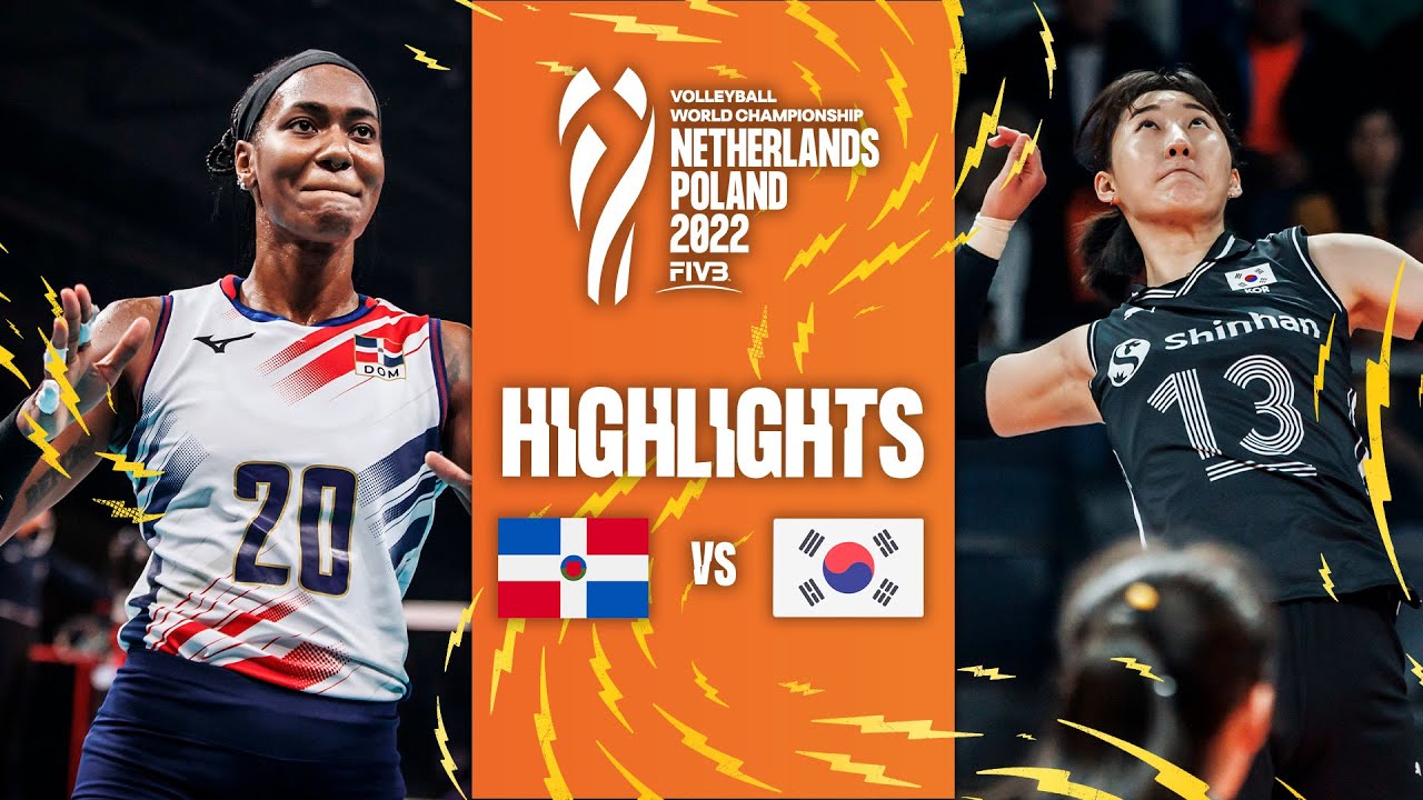 🇩🇴 DOM vs. 🇰🇷 KOR - Highlights Phase 1 | FIVB Women's World Championship 2022 background