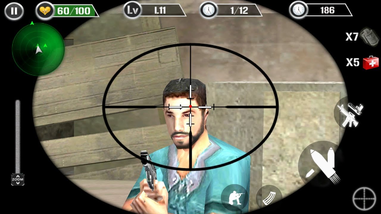 Sniper Shoot Survival Android Gameplay background