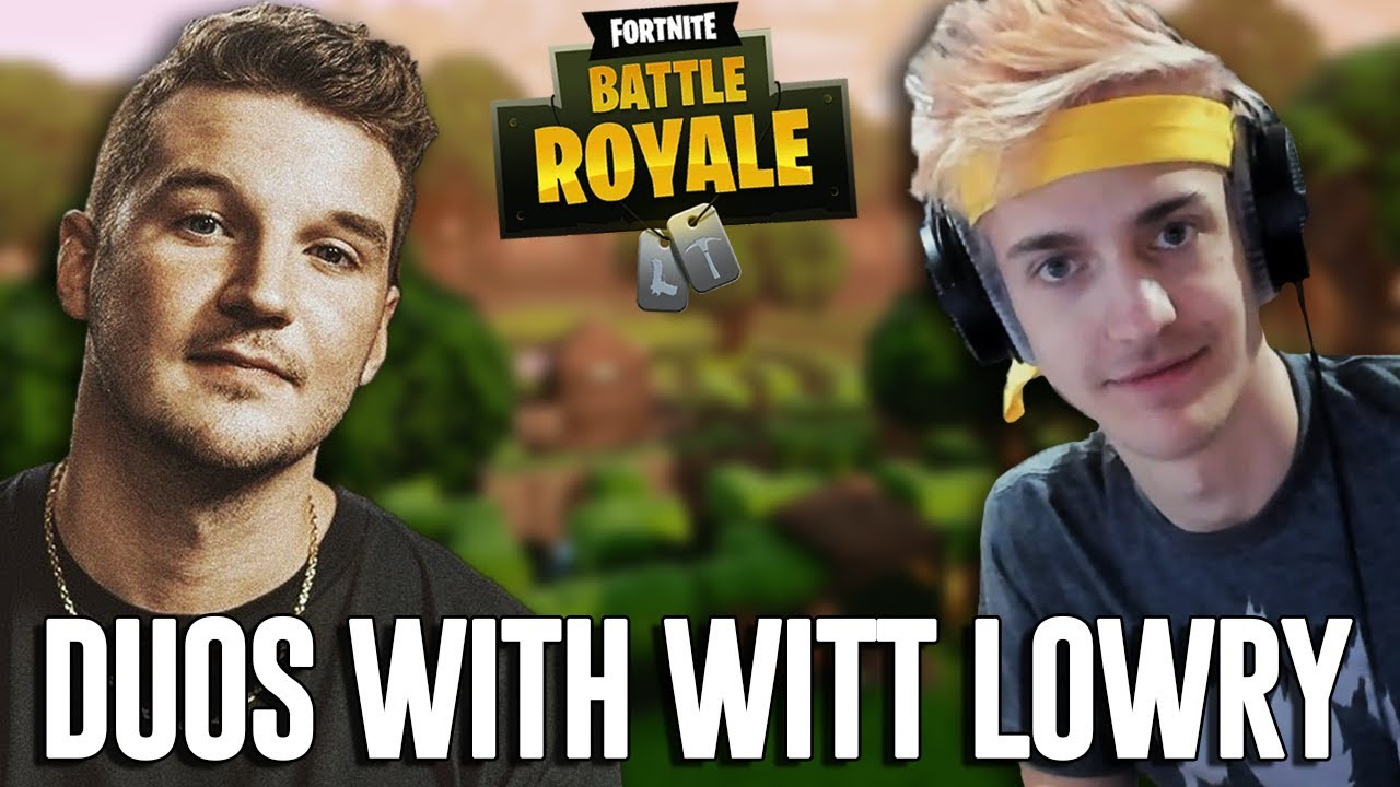 Duos with Witt Lowry! - Fortnite Battle Royale Gameplay - Ninja background