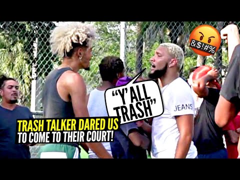 Trash Talkers DARED US To Come To Their Court!! They Regretted It! background