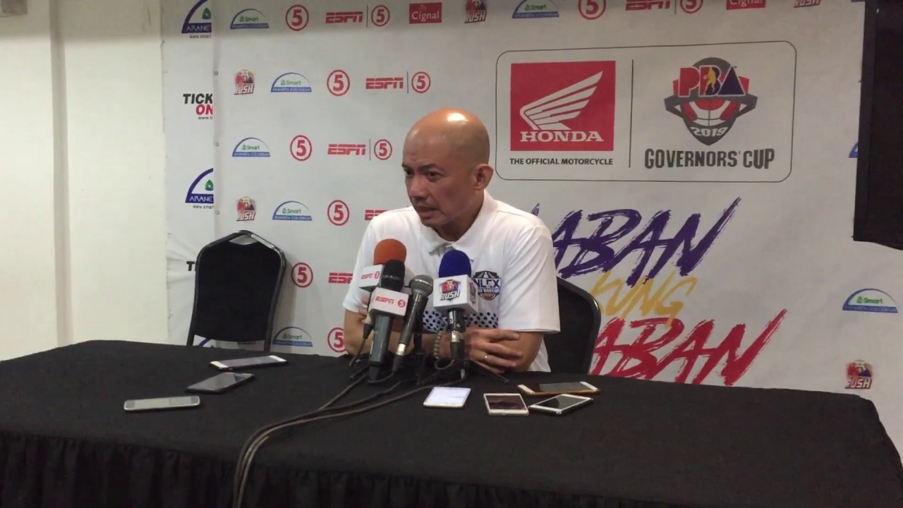 Post-Game: 2019 #PBAGovsCup - Coach Yeng Guiao background