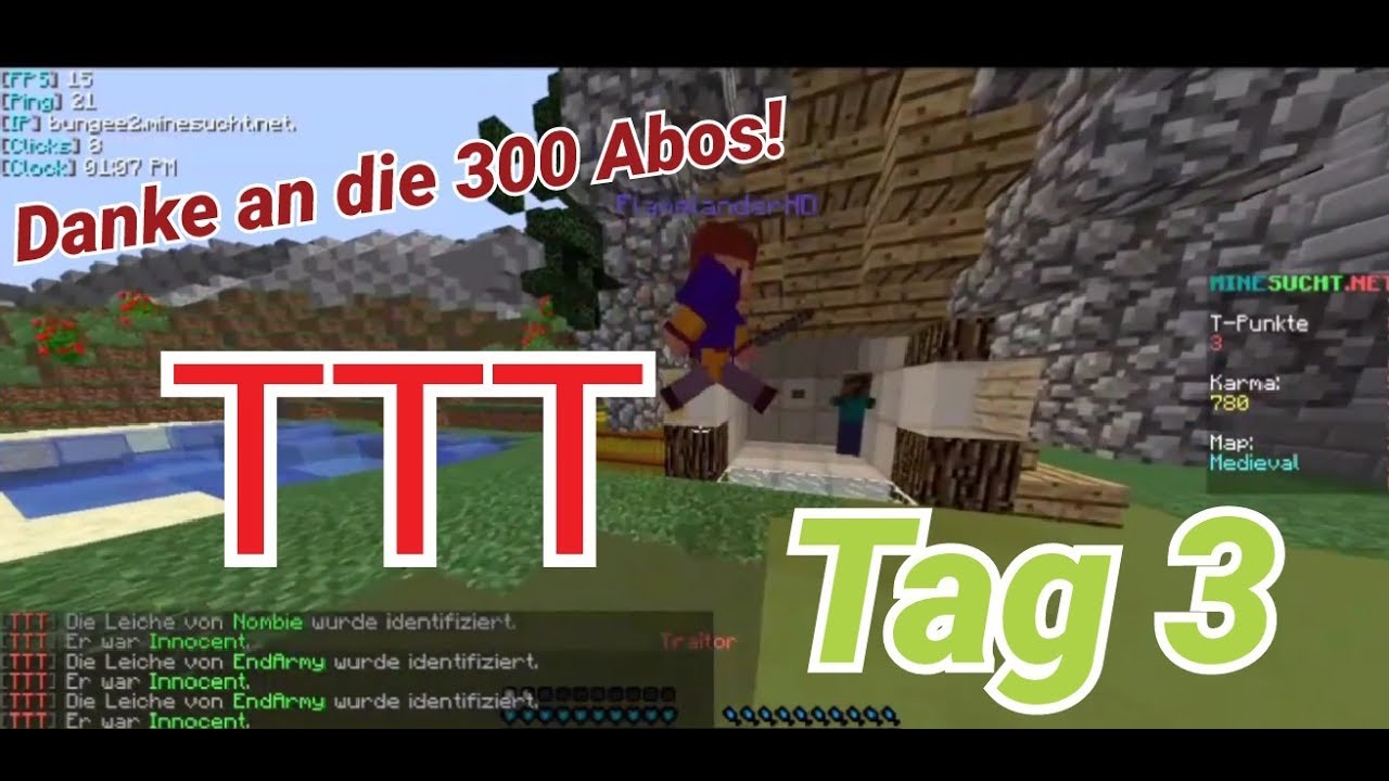 Danke an die 300 Abos! | Tag 3 | TTT | Rico HD background