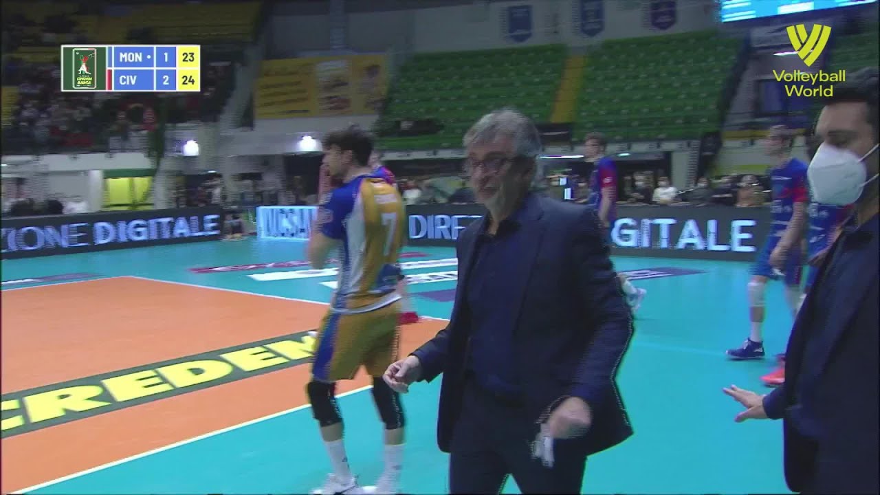 Vero Volley Monza vs. Cucine Lube Civitanova - FIVB - Super Liga - Match Highlights background