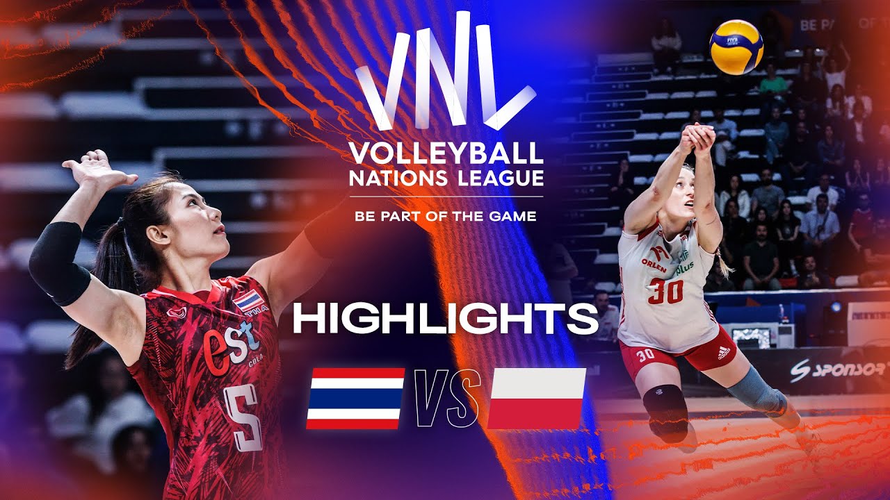 ๐น๐ญ THA vs. ๐ต๐ฑ POL - Highlights Week 1 | Women's VNL 2023