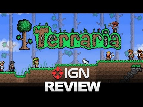 IGN Reviews - Terraria Review background