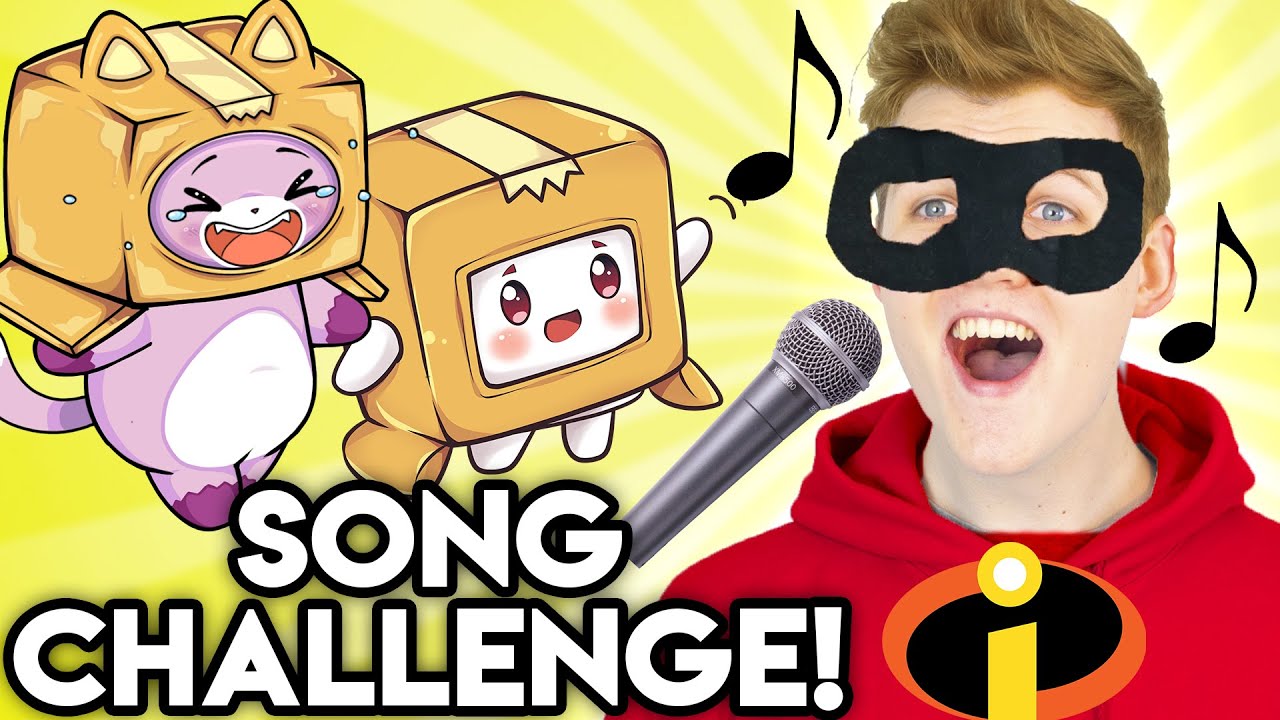 Boxy & Foxy Win $100,000 & Make A Song With THE INCREDIBLES! (LankyBox Adventure) background