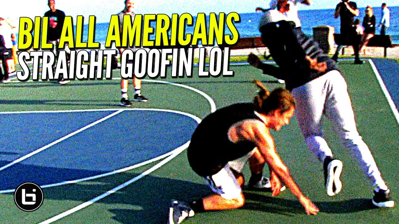 All American Players vs Clueless Randoms at The Beach!! Straight GOOFIN! background