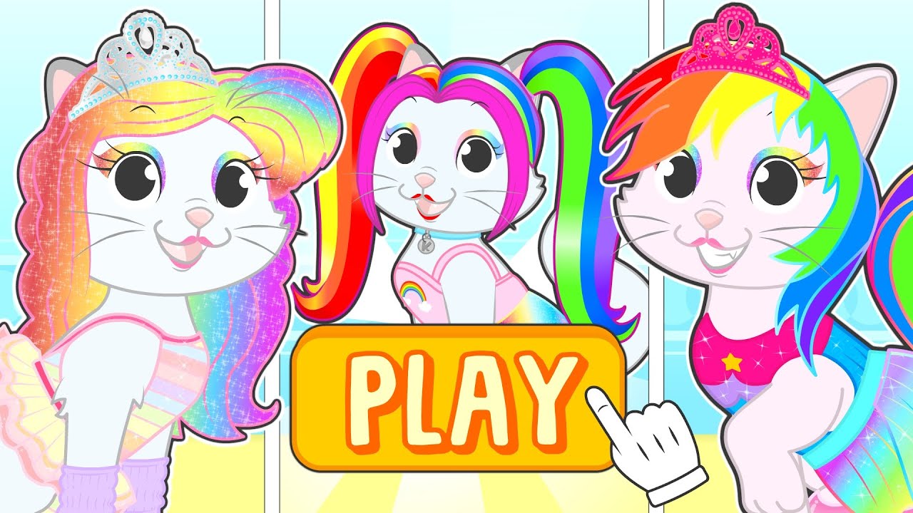 BABY PETS 💄🌈 Kira's Rainbow New Look Compilation background