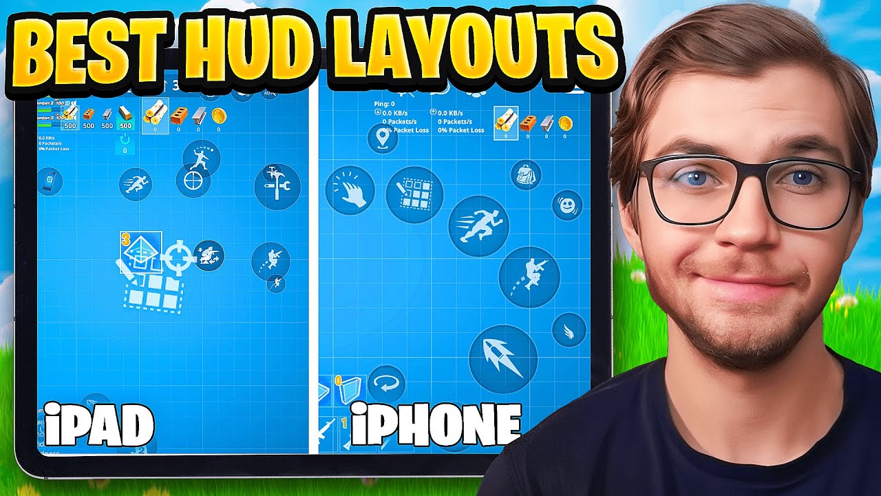 BEST Fortnite Mobile HUD Settings and Layouts! (iPhone and Tablet Heads Up Display Tutorial)