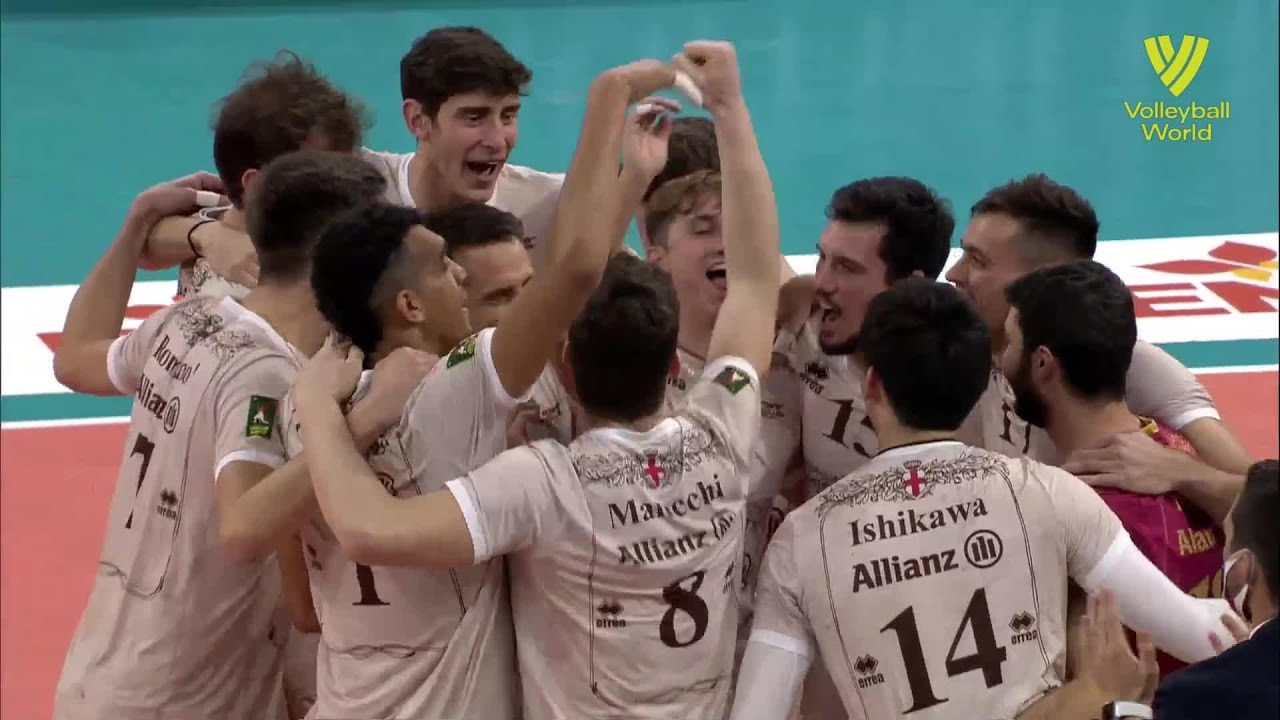 Allianz Milano vs. Kioene Padova - FIVB - Super Liga - Match Highlights background