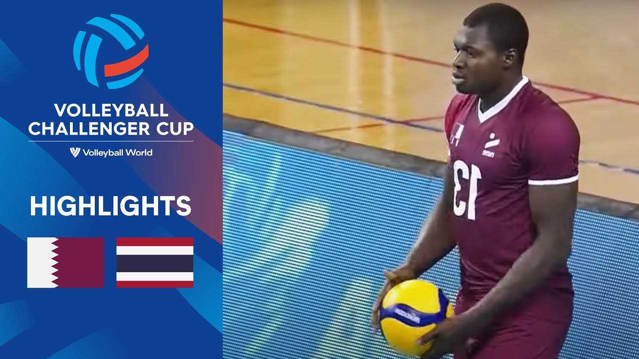 🇶🇦 QAT vs. 🇹🇭 THA - Highlights Quarter Finals | Men's Challenger Cup 2023